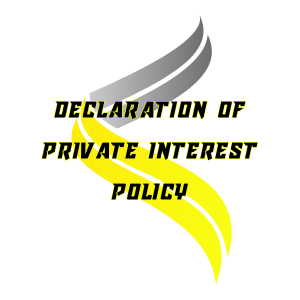 Declaration of Private Interest Policy