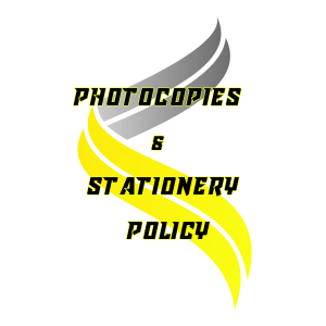 Photocopies & Stationary Policy